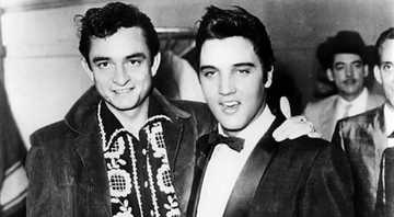 Johnny Cash e Elvis Presley (Foto: Michael Ochs Archives/Getty Images)