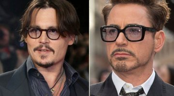 Johnny Depp e Robert Downey Jr. - Fotos: AP / Joel Ryan