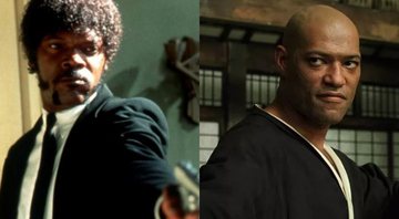 Samuel L. Jackson como Jules Winnfield / Laurence Fishburne como Morpheus (foto: reprod. Miramax)