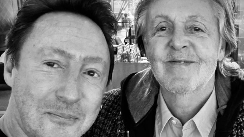 Paul McCartney e Julian Lennon (Foto: Reprodução/Instagram)