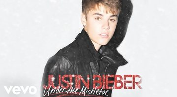 None - Capa de Justin Bieber para "Under the Mistletoe", música de Natal (Foto: Reprodução / YouTube)
