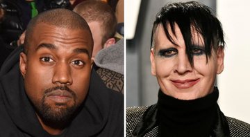 None - Kanye West (foto: Getty Images / Vivien Killiea) | Marilyn Manson (Foto: Frazer Harrison / Getty Images)