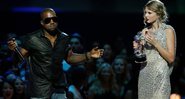 Kanye West e Taylor Swift no VMA 2009 (Foto: ASSOCIATED PRESS)