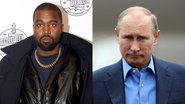 Kanye West (Foto: Brad Barket/Getty Images for Fast Company) e Vladimit Putin (Foto: Peter Muhly - WPA Pool/Getty Images)