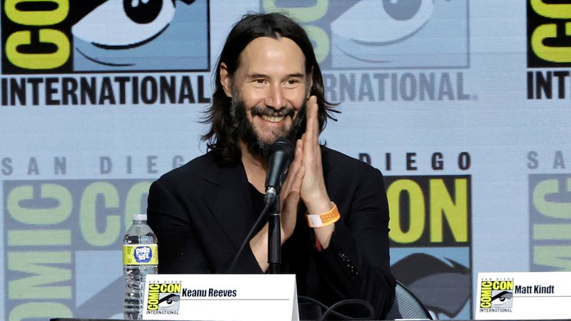 Keanu Reeves na San Diego Comic-Con 2022 (Foto: Kevin Winter / Equipe)