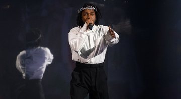 None - Kendrick Lamar no Glastonbury Festival 2022 (Foto: Leon Neal / Equipe)