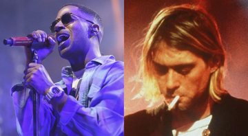 None - Kid Cudi (Foto: Invision/AP) e Kurt Cobain (Foto: AP Images)