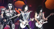 Gene Simmons, Thommy Thayer e Paul Stanley (Foto:Sebastian Willnow/ Picture Alliance/ DPA/AP Images)