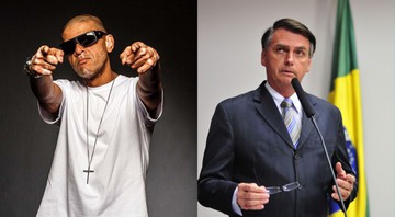 None - KL Jay e Jair Bolsonaro (Foto 1: Rui Mendes e Foto 2: Gustavo Lima / Câmara dos Deputados)