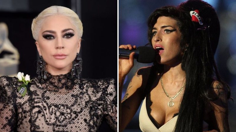 Lady Gaga (Foto: Jamie McCarthy/Getty Images) e Amy Winehouse (Foto: Dan Kitwood/Getty Images)