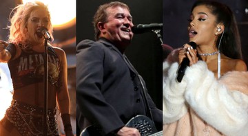 None - Lady Gaga, Amado Batista e Ariana Grande (Foto 1: Matt Sayles/AP | Foto 2: Divulgação | Foto 3: RtnSadou/AP)