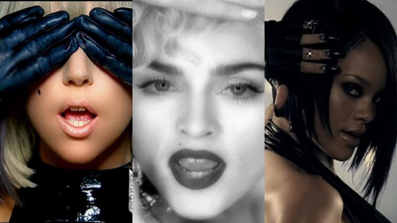 Lady Gaga, Madonna e Rihanna (Foto: Reprodução)