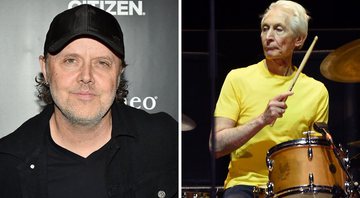 None - Charlie Watts (Foto: Kevin Winter/Getty Images) | Lars Ulrich (Foto: Theo Wargo / Getty Images for Global Citizen)