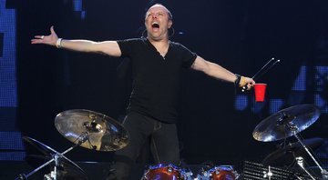 None - Lars Ulrich, baterista do Metallica (Foto: Theo Wargo/Getty Images)