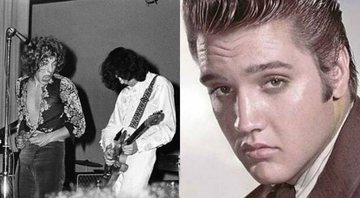 Led Zeppelin e Elvis Presley (foto: Montagem/ Reprodução Instagram)