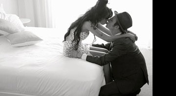 Os recém-casados Amy Winehouse e Blake Fielder-Civil em Miami, no dia em que eles assinaram os papéis - Max Vadukul
