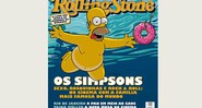 Homer Simpson atrás de uma rosquinha numa homenagem à capa do disco <i>Nevermind</i>, do Nirvana, foi capa de julho, mês de lançamento do filme da família Simpson