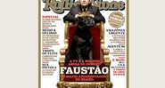 O apresentador Faustão e seu cão, o tri-campeão mundial César foram as estrelas da edição de aniversário da revista, em outubro