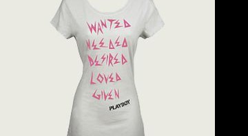 Camiseta feminina feita pela banda de garotas Metric, em 2007 - Reprodução