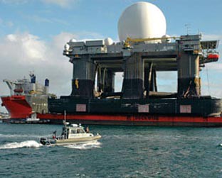 A plataforma de petróleo que virou o SBX, o maior radar de defesa do mundo