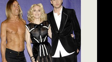 Iggy Pop surpreendeu ao cantar "Ray of Light" e "Burning up"; Justin entregou o prêmio de lenda do rock a Madonna - AP