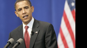 Em junho de 2008, o candidato à presidência dos EUA Barack Obama discursa em Pittsburgh - AP