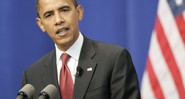 Em junho de 2008, o candidato à presidência dos EUA Barack Obama discursa em Pittsburgh - AP