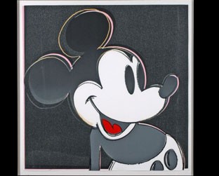 Quem disse que quadros só são roubados no Brasil? Mickey Mouse e outras quatro peças foram furtadas de um museu sueco - Reprodução