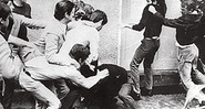 Em 1967, grupos de estudantes entram em choque; veja a galeria de fotos mais abaixo