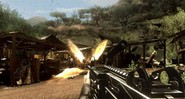 Outro game de tiro apresentado na E3 é Far Cry 2, que dá a possibilidade de livre exploração de 50 km² de cenários africanos