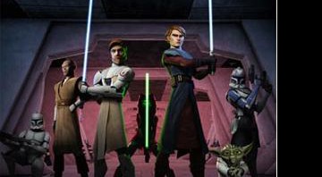 O elenco de Clone Wars: Guerra e mestres Jedi em animação - Reprodução