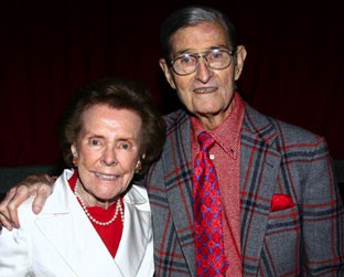 Jerry Ford ao lado de sua esposa, Eileen: fundador da Ford Models morreu aos 83 anos - Reprodução