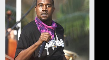 O cantor Kanye West é um dos headliners do Tim Festival 2008 - AP
