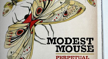 Capa do single "Perpetual Motion Machine", do Modest Mouse, que trará "History Sticks to Your Feet" como lado B - Reprodução