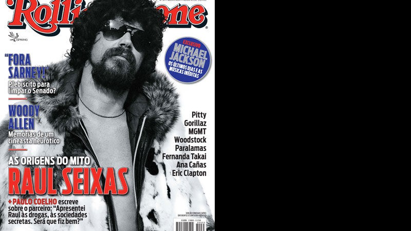 Raul Seixas estampa uma das capas da edição de agosto da Rolling Stone Brasil