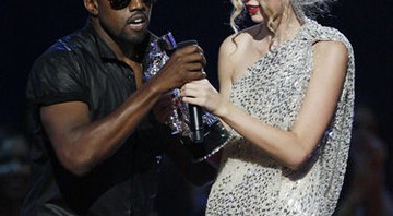Kanye West e Taylor Swift - AP