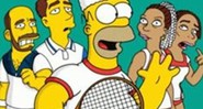 Simpsons Andre Agassi Pete Sampras Serena Williams Venus Williams