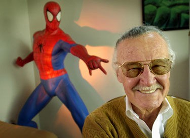 Stan Lee ajudou a criar os super-heróis Homem Aranha, Incrível Hulk, Homem de Ferro, entre outros