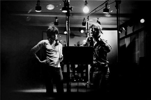Keith Richards e Mick Jagger em 1972