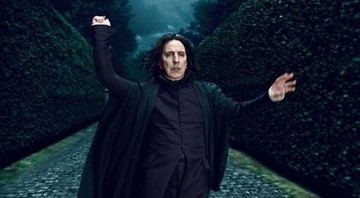 None - Snape lançando um feitiço (Foto: Divulgação)