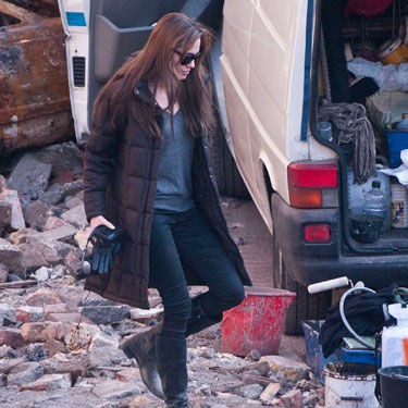 Atualmente, Angelina Jolie está rodando seu primeiro filme como diretora na Hungria