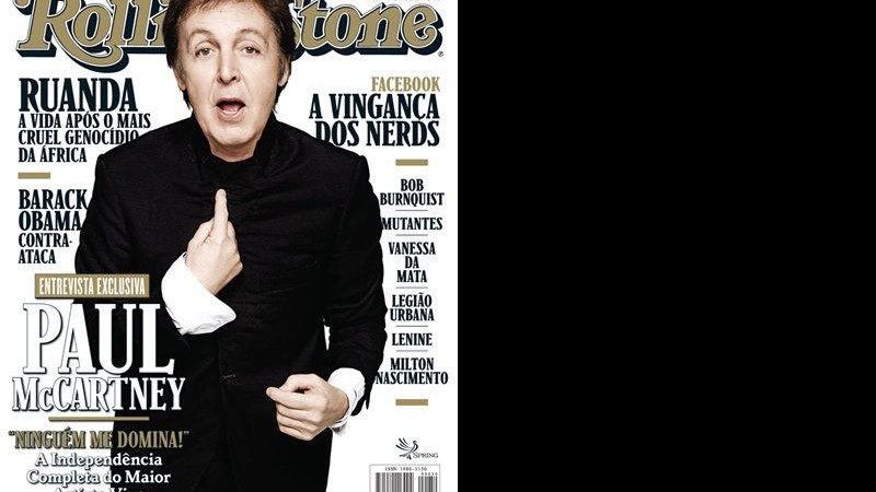 Paul McCartney na capa da nossa edição de novembro