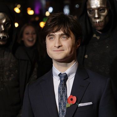 Daniel Radcliffe na estreia mundial de Harry Potter e as Relíquias da Morte: Parte 1