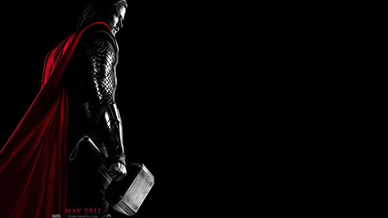 Chris Hemsworth aparece como Thor no primeiro pôster do longa-metragem