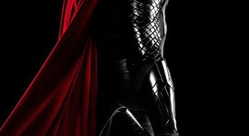 Chris Hemsworth aparece como Thor no primeiro pôster do longa-metragem - Reprodução/Yahoo! Movies