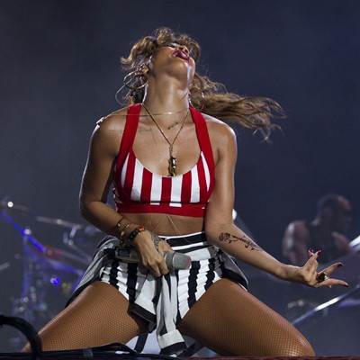 Rihanna fez o último show do Palco Mundo na primeira noite do Rock in Rio 2011