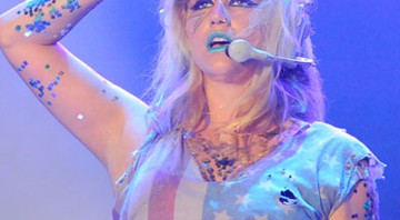 Ke$ha se apresenta no palco Mundo, no Rock in Rio 2011 - Foto: Marcelo Cortes