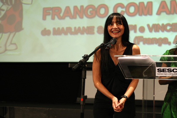 Maria de Medeiros, que atuou em <i>Frango com Ameixas</i>, votado pelo público como melhor filme de ficção - Foto: Divulgação/Mario Miranda/Agência Foto