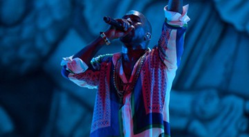 Kanye West fez show de duas horas do SWU - kanye west