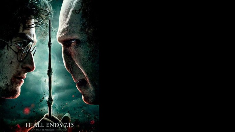 Pôster de Harry Potter e as Relíquias da Morte: Parte 2, que estreia em julho